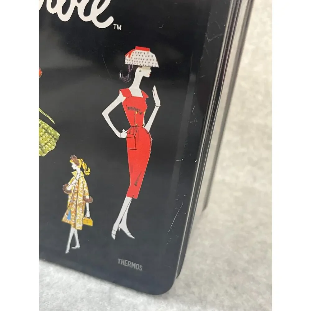 Barbie 100th Anniversary Lunch Box Thermos Special Edition 2004 RARE Box Only